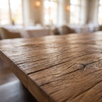 Tischplatte Altholz – Detailansicht Material