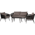 Loungeset Formentera schwarz