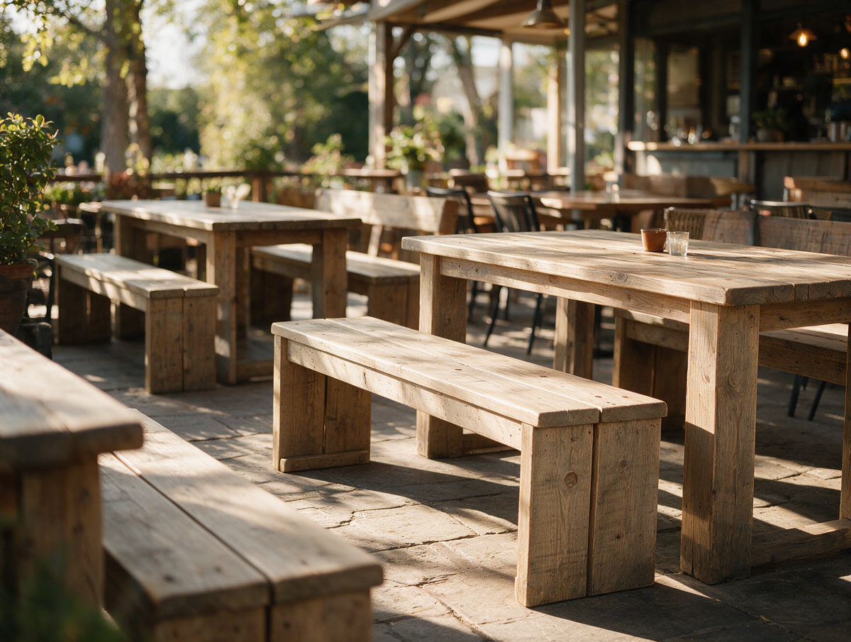 Outdoor-Sitzbänke